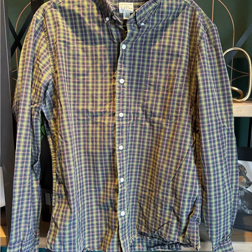 J.Crew Plaid Button-Up Shirt
